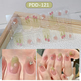 14 Tips Full Cover Nail Stickers Flowers Gradient Patterns Nail Sticker No Brand PDD-121 