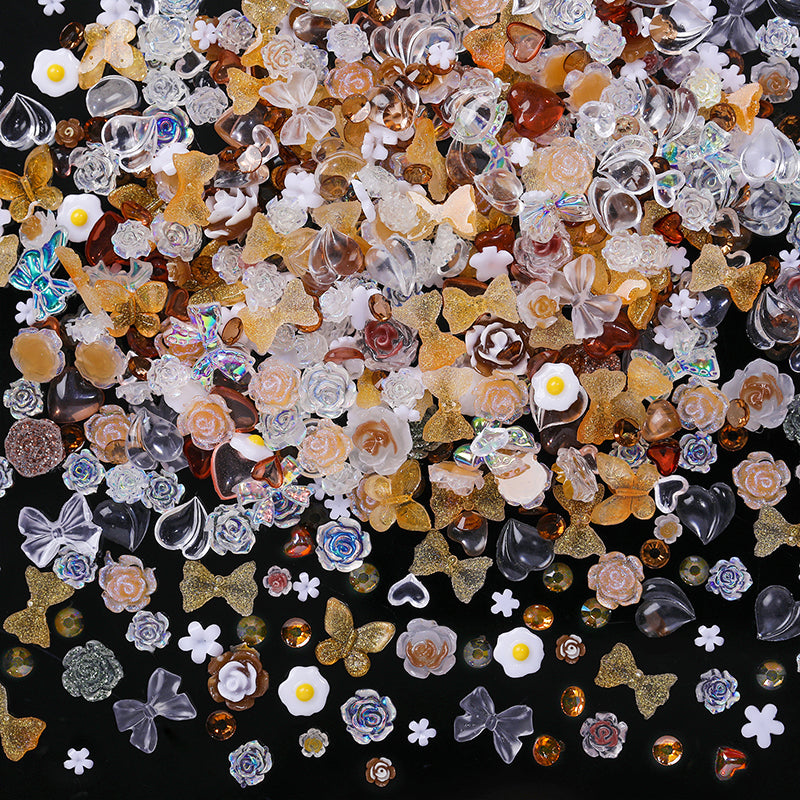 100pcs 3D Nail Decoration #03 Random Mixed