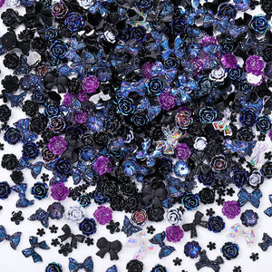 100pcs Random Mixed 3D Nail Decoration #06 Nail Decoration No Brand 