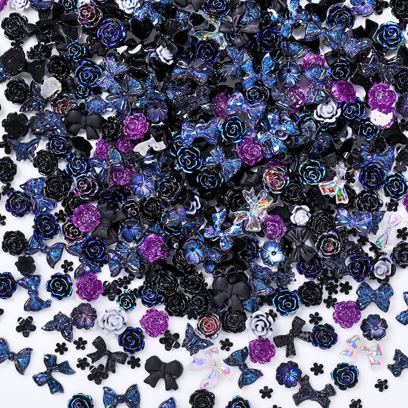 100pcs Random Mixed 3D Nail Decoration #06 Nail Decoration No Brand 