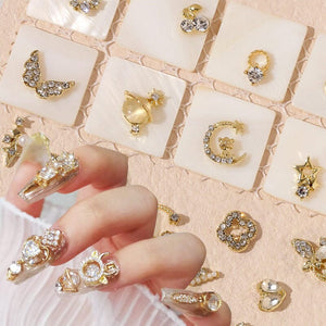 Star Alloy Rhinestones 3D Nail Decoration #07 Clearance No Brand 