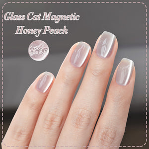 Vernis à Ongles Gel Magnétique Water Light Cat MY97 Pêche Miel 10ml