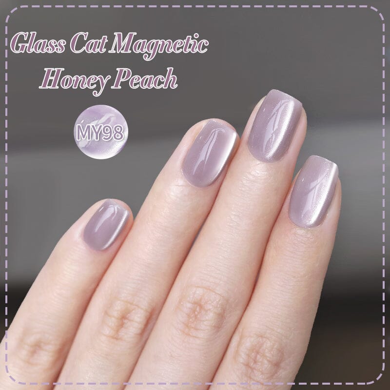 Water Light Cat Magnetic Gel Polish MY98 Honey Peach 10ml Gel Nail Polish BORN PRETTY 