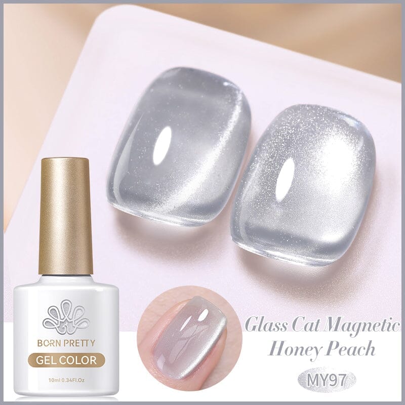 Water Light Cat Magnetic Gel Polish Polka Dots 10ml Gel Nail Polish BORN PRETTY MY97 