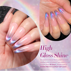 6 Colors 9D Iridescent Reflective Magnetic Gel 7ml Gel Nail Polish BORN PRETTY 