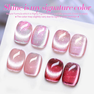 4 Colors Cat Magnetic Gel Polish Set Jelly Pink Auroras 5ml Gel Nail Polish BORN PRETTY 