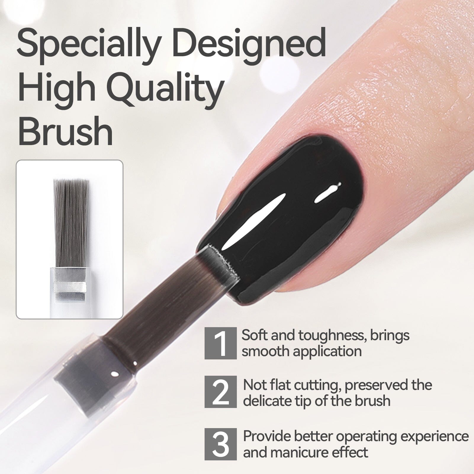 2 Bottles Base Gel Super Top Coat Set 15ml Gel Nail Polish BORN PRETTY 