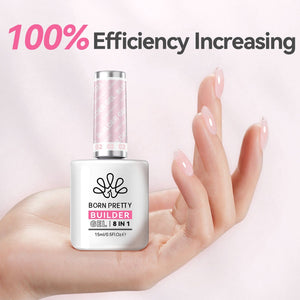 Pink 8 in 1 Builder Gel BG02 15ml Gel Nail Polish BORN PRETTY 