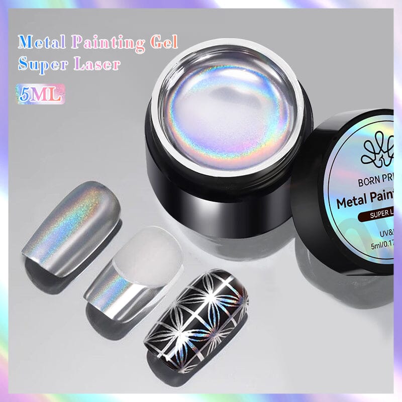 Super Laser Metal Painting Gel 5ml Gel Nail Polish BORN PRETTY 