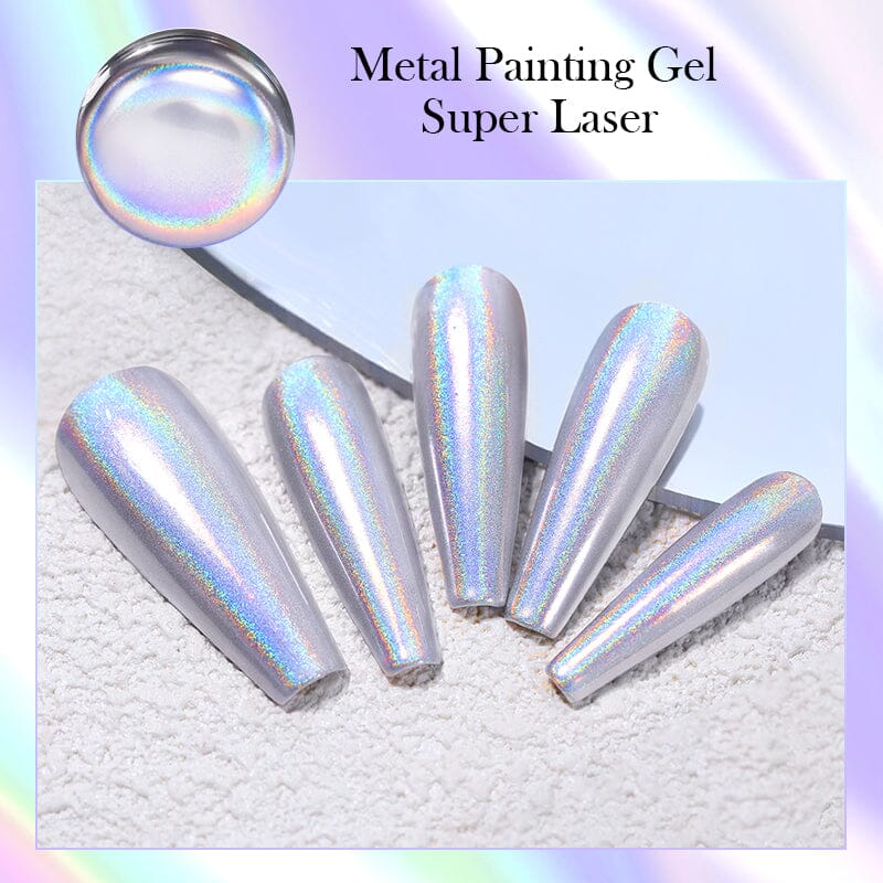 Super Laser Metal Painting Gel 5ml Gel Nail Polish BORN PRETTY 