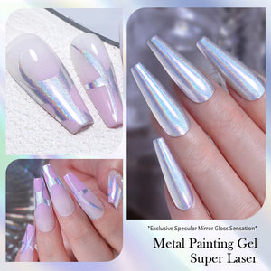 Super Laser Metal Painting Gel 5ml Gel Nail Polish BORN PRETTY 