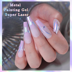 Super Laser Metal Painting Gel 5ml Gel Nail Polish BORN PRETTY 