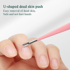 3pcs Nail Cuticle Tools Kit Tools & Accessories No Brand 