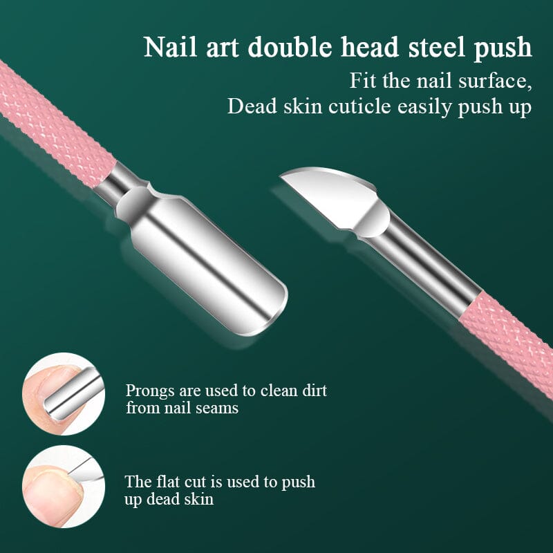 3pcs Nail Cuticle Tools Kit Tools & Accessories No Brand 