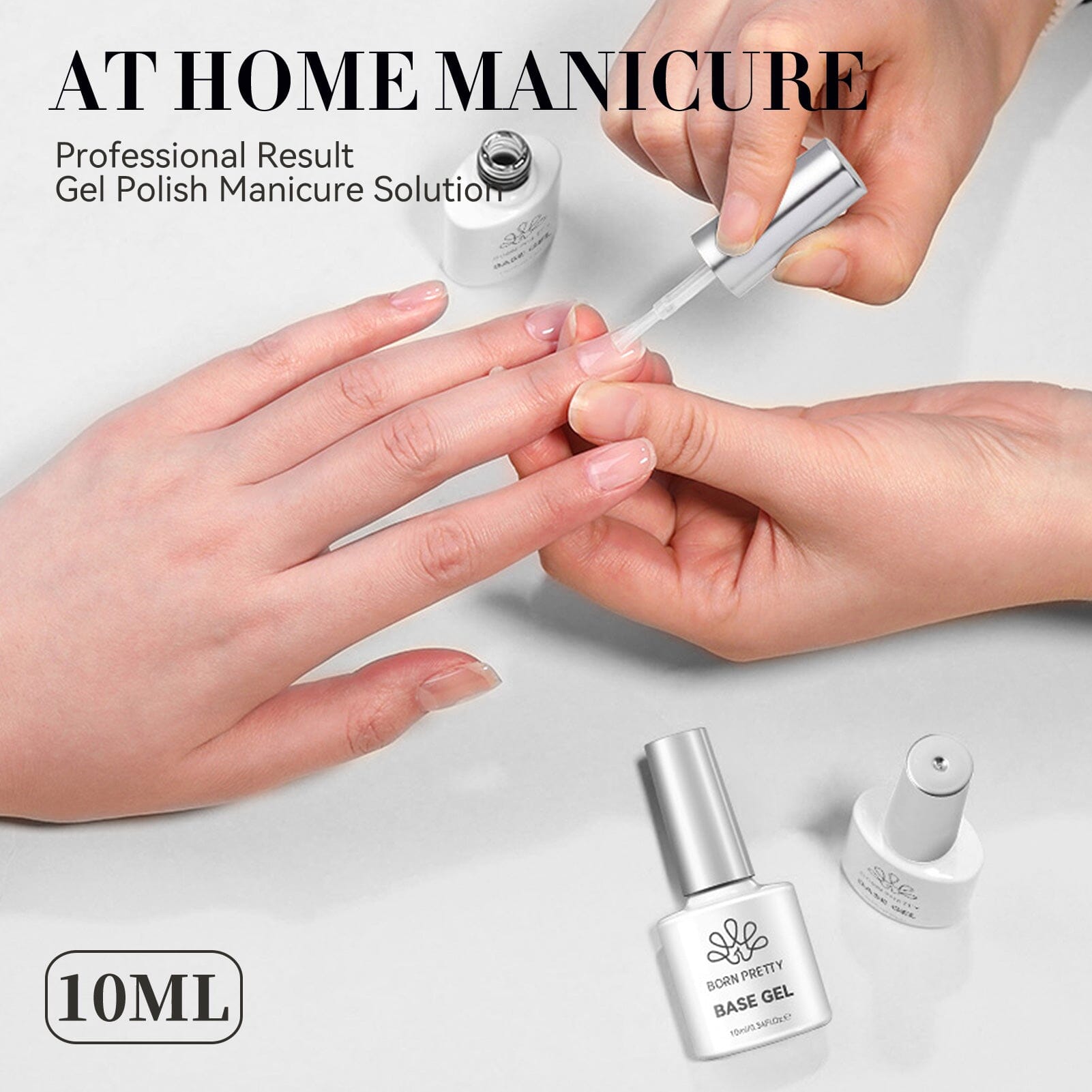 Base Gel & Super Top Coat Set 10ml Gel Nail Polish BORN PRETTY 