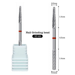 Double Ended Tungsten Carbide Nail Drill Bits Tools & Accessories No Brand ST-03 