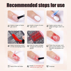 Nail Stamping Plate FLOWERS-N03 Stamping Nail BORN PRETTY 