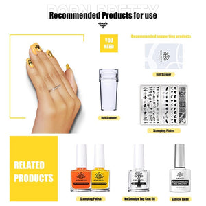 Nail Art Stamping Plates Stamping Nail BORN PRETTY 