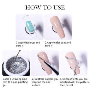 Sparkle Painting Gel 5ml Gel Nail Polish BORN PRETTY 