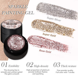 Sparkle Painting Gel 5ml Gel Nail Polish BORN PRETTY 