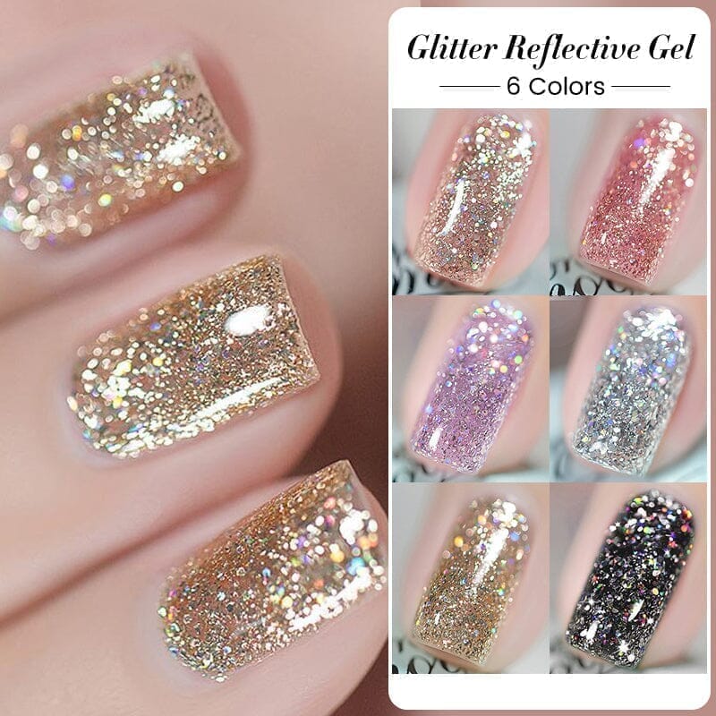 Glitter Reflective Gel Polish SZ08 Dream Star 10ml Gel Nail Polish BORN PRETTY 