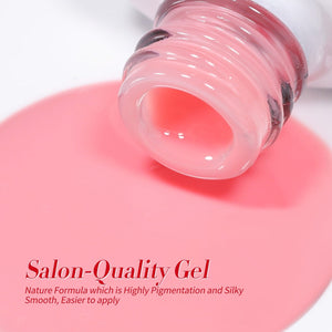 4 Colors Rosy Aura Milky Jelly Gel 7ml Gel Nail Polish BORN PRETTY 
