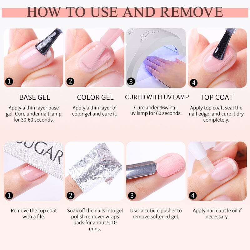 Jelly Nail Gel 15ml Gel Nail Polish UR SUGAR 