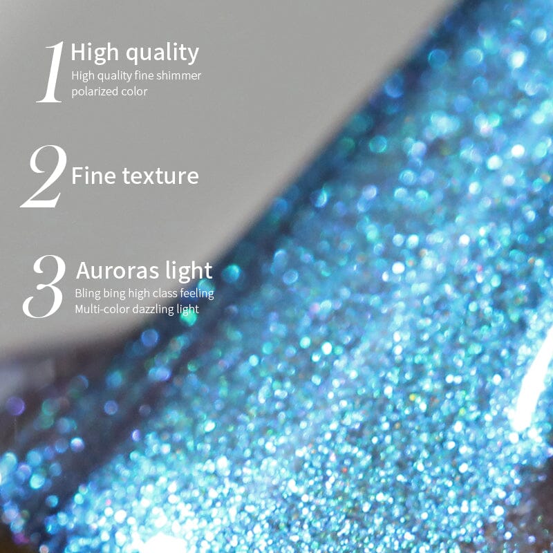 Auroras Cat Magnetic Gel Polish MY90 Angel Tears 10ml Gel Nail Polish BORN PRETTY 