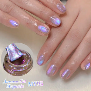 Auroras Cat Magnetic Gel Polish MY95 Angel Tears 10ml Gel Nail Polish BORN PRETTY 