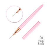 Pink Black Nail Art Liner Brush