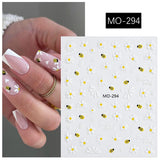 3D Nail Art Stickers Orange Strawberry Cherry Bee Patterns Nail Sticker No Brand MO-294 