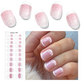 20 Tips Semi-Cured Gel Nail Strips N041-N060 Nail Sticker Harunouta N047 