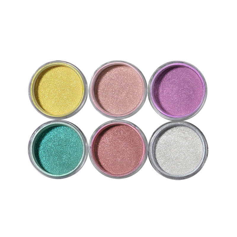 6 Colors Gradient Pearlescent Powder