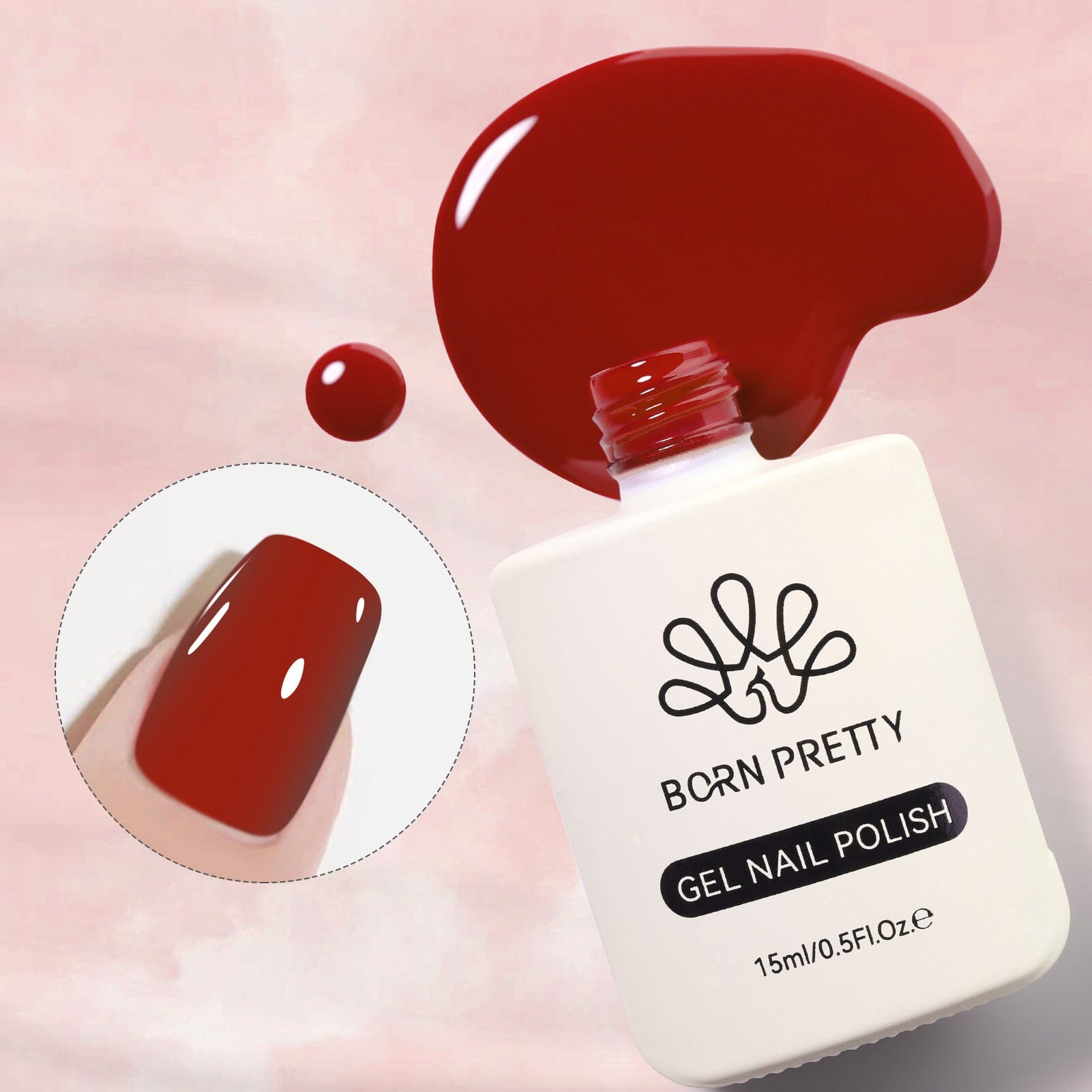 Hema-Free Red Color Gel Polish #39 15ml Gel Nail Polish BORN PRETTY 