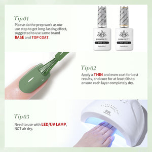 Oliver Green Hema-Free Color Gel Polish #30 15ml Gel Nail Polish BORN PRETTY 