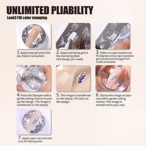 CHURCH WINDOW-N10 Nail Stamping Plate Stamping Nail BORN PRETTY 