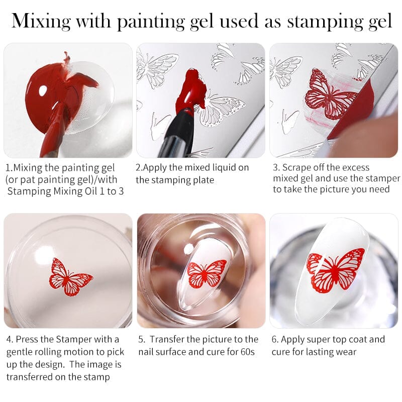 BORN PRETTY Stamping Mixing Oil 10ml Stamping Nail BORN PRETTY 