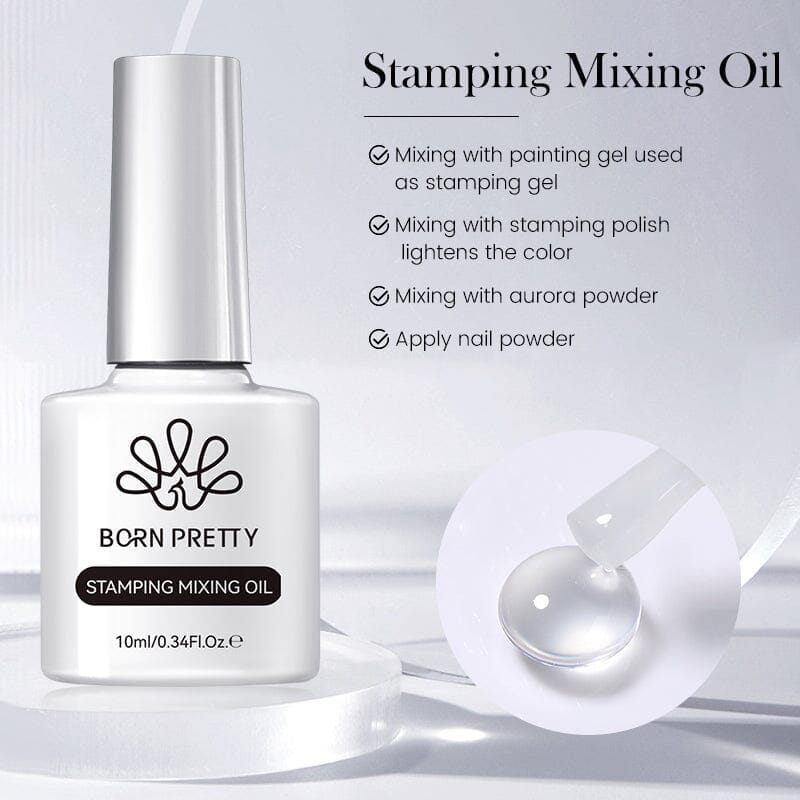 BORN PRETTY Stamping Mixing Oil 10ml Stamping Nail BORN PRETTY 