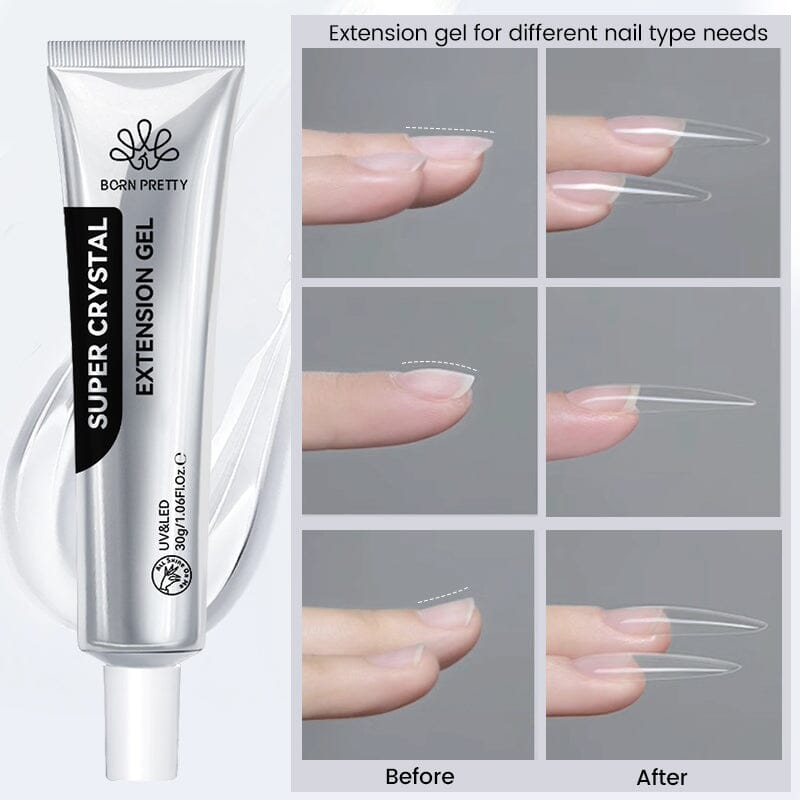 Super Crystal Extension Gel 30ml Gel Nail Polish BORN PRETTY 
