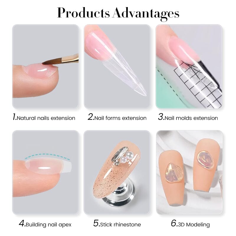 Super Crystal Extension Gel 30ml Gel Nail Polish BORN PRETTY 