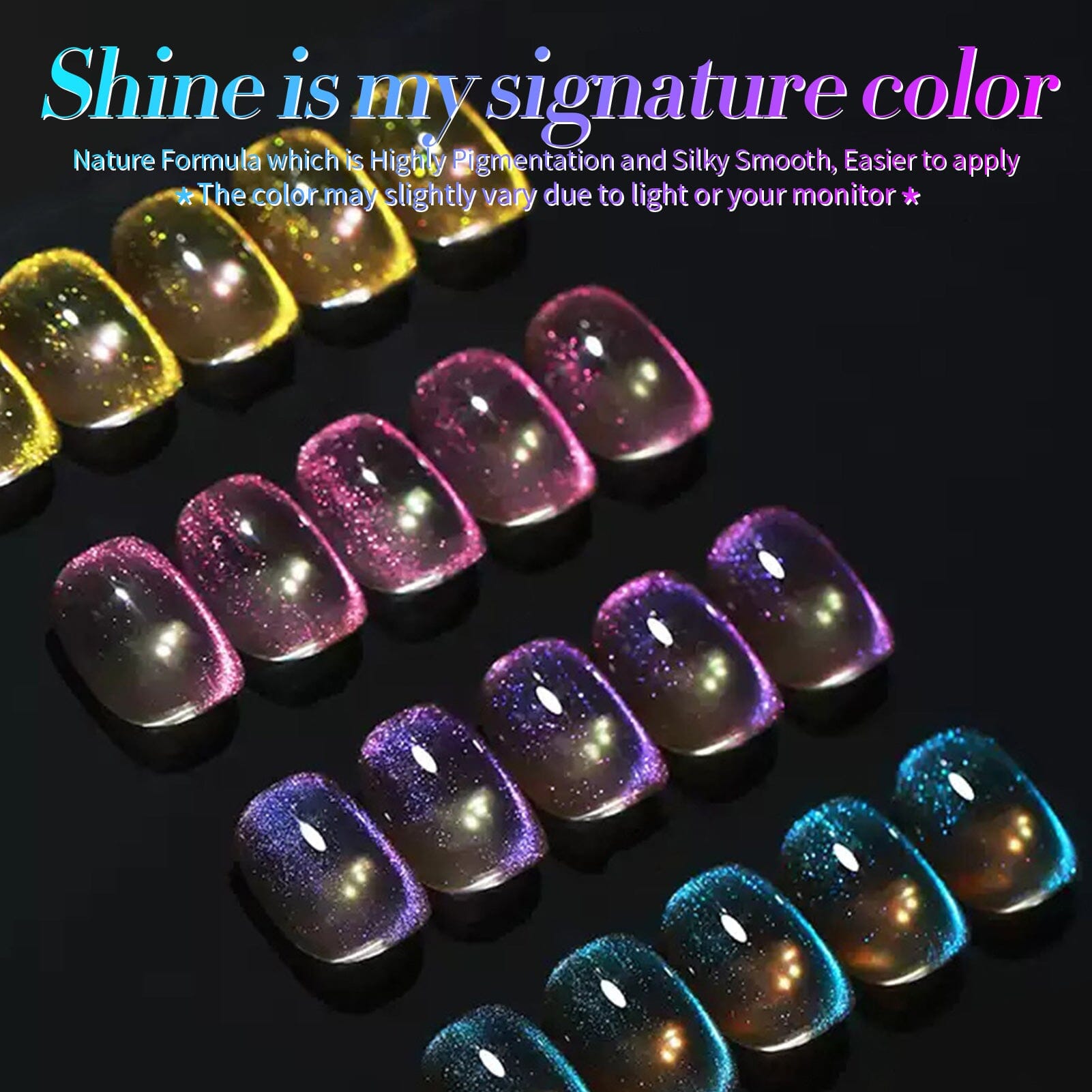 4 Colors Auroras Cat Magnetic Gel Polish Set 5ml Gel Nail Polish BORN PRETTY 