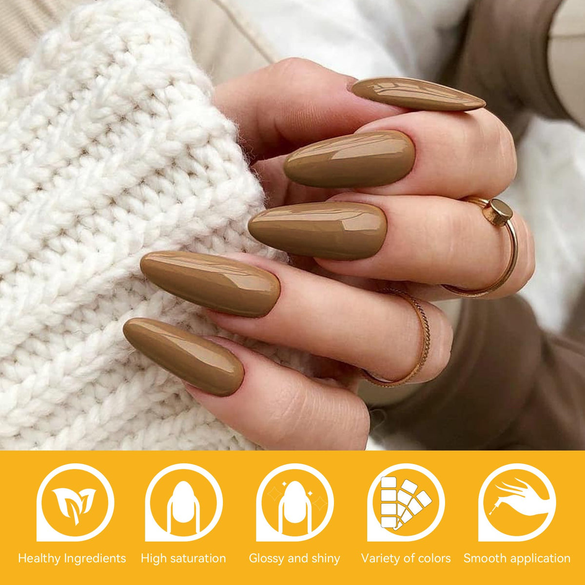 32 Colors Gel with 4pcs Base Top Coat Set #01 7ml