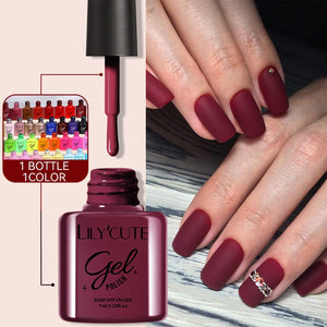 32 Colors Gel with 4pcs Base Top Coat Set #02 7ml