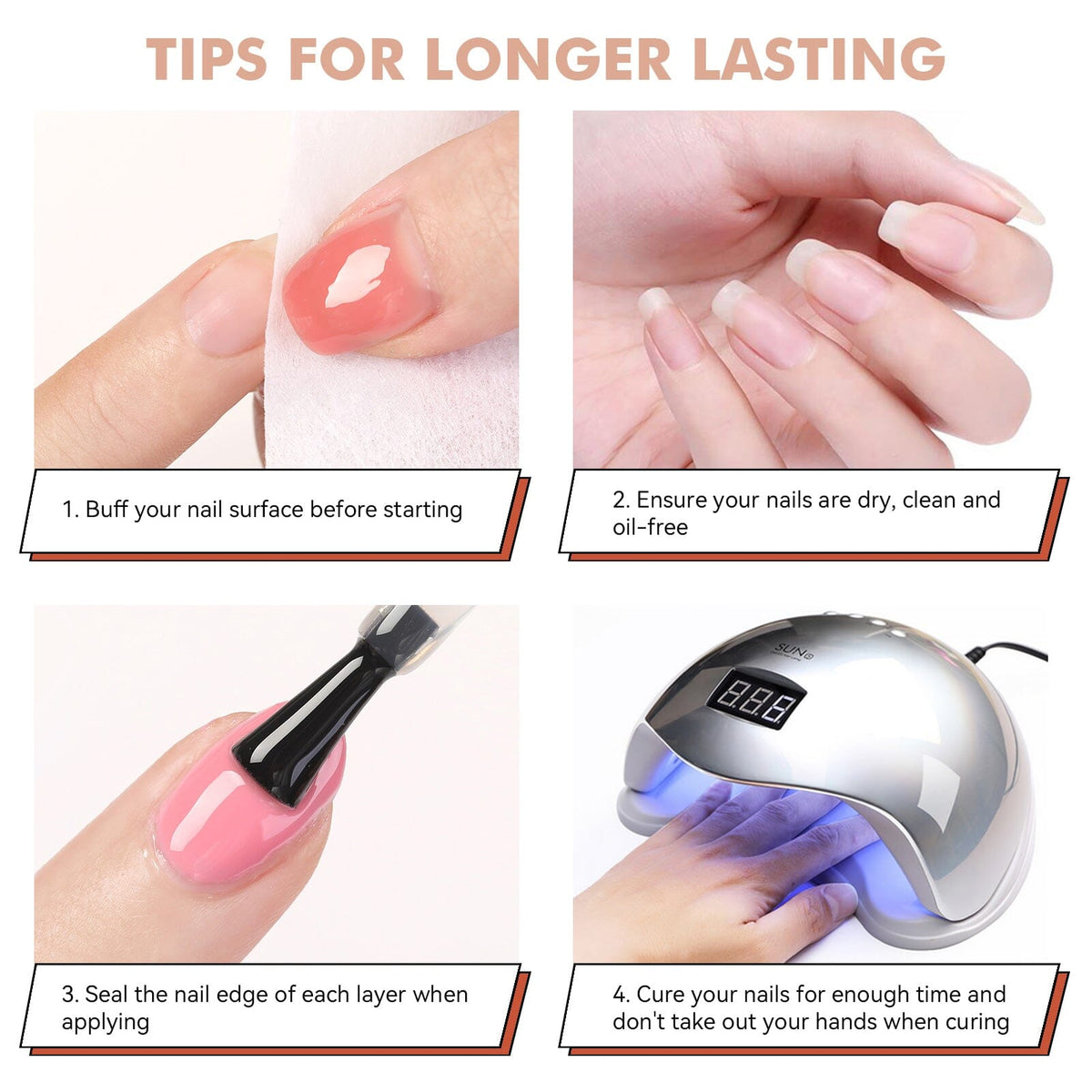 32 Colors Gel with 4pcs Base Top Coat Set #02 7ml