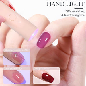 3W Type-C USB Cordless Hand Light Nail Dryer Tools & Accessories Harunouta 