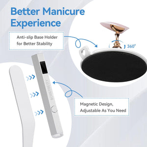 [US ONLY] Silver Handheld Portable UV Lamp 3W Tools & Accessories BORN PRETTY 