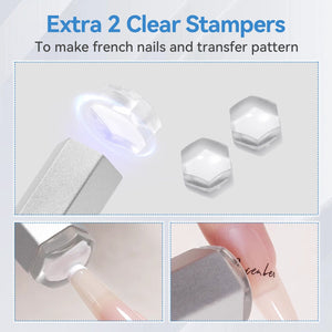 [US ONLY] Silver Handheld Portable UV Lamp 3W Tools & Accessories BORN PRETTY 