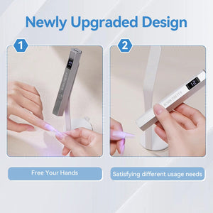 [US ONLY] Silver Handheld Portable UV Lamp 3W Tools & Accessories BORN PRETTY 
