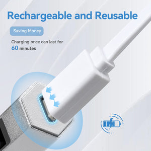 [US ONLY] Silver Handheld Portable UV Lamp 3W Tools & Accessories BORN PRETTY 