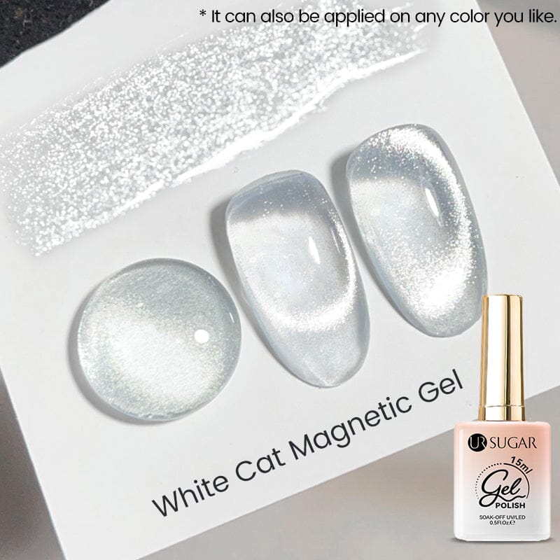 White Cat Magnetic Gel 15ml Gel Nail Polish UR SUGAR 